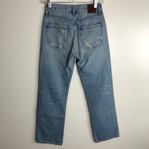 JEAN ATELIER Laurent High Rise Distressed Jeans - Picture 7 of 8